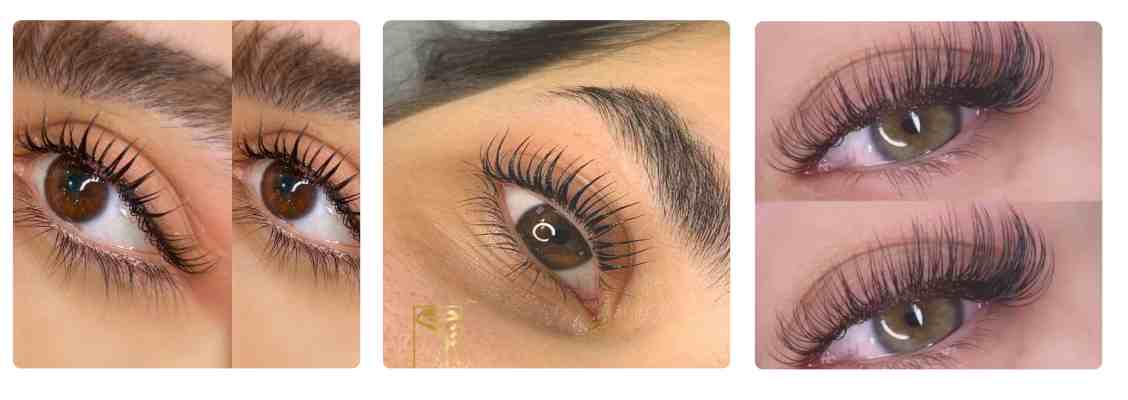 نمونه لیفت و لمینت مژه و ابرو سالن چم