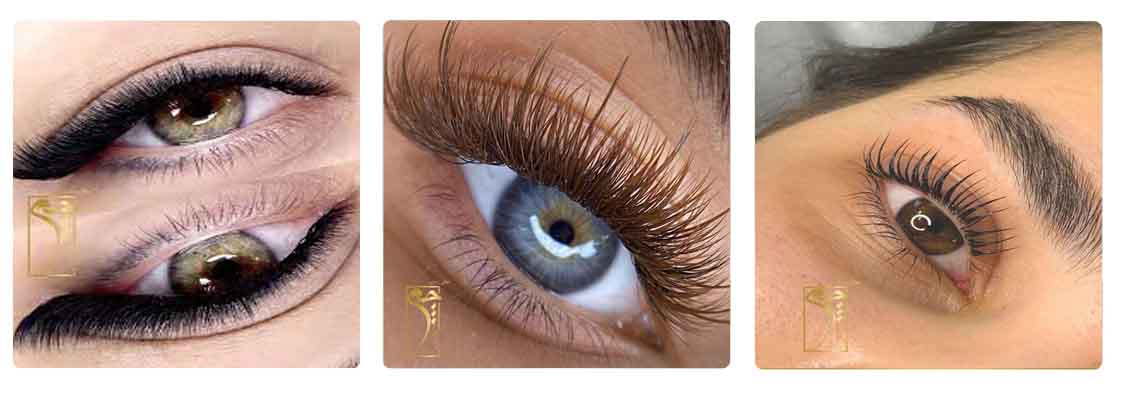 اکستنشن مژه در سالن زیبایی چم