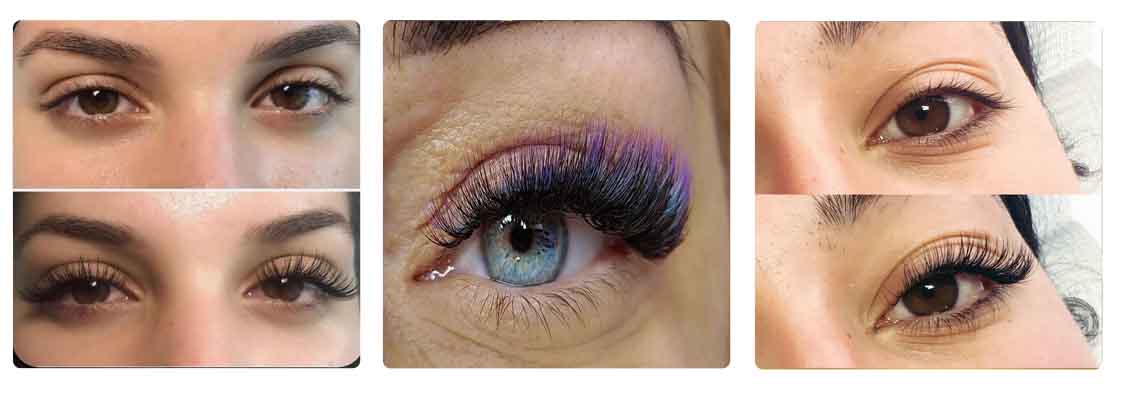 اکستنشن مژه در مرکز تخصصی دکتر لشز