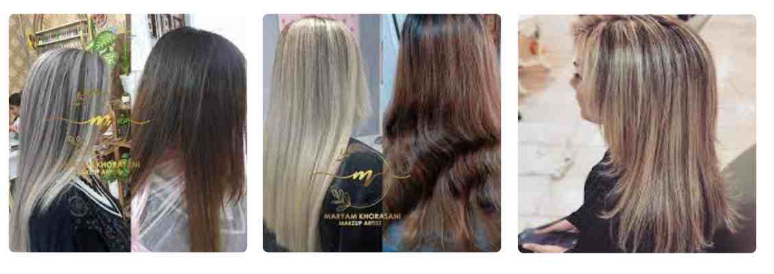 خدمات رنگ در سالن زیبایی مینیاتور