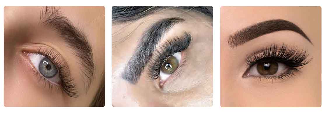 اکستنشن مژه در سالن نگین آرا