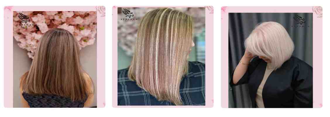 خدمات رنگ سالن زیبایی سپیدار