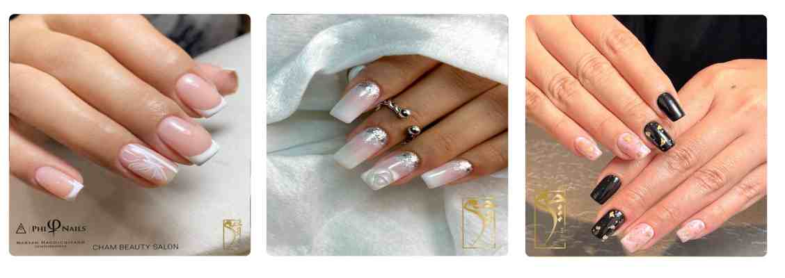 کاشت ناخن در سالن زیبایی چم