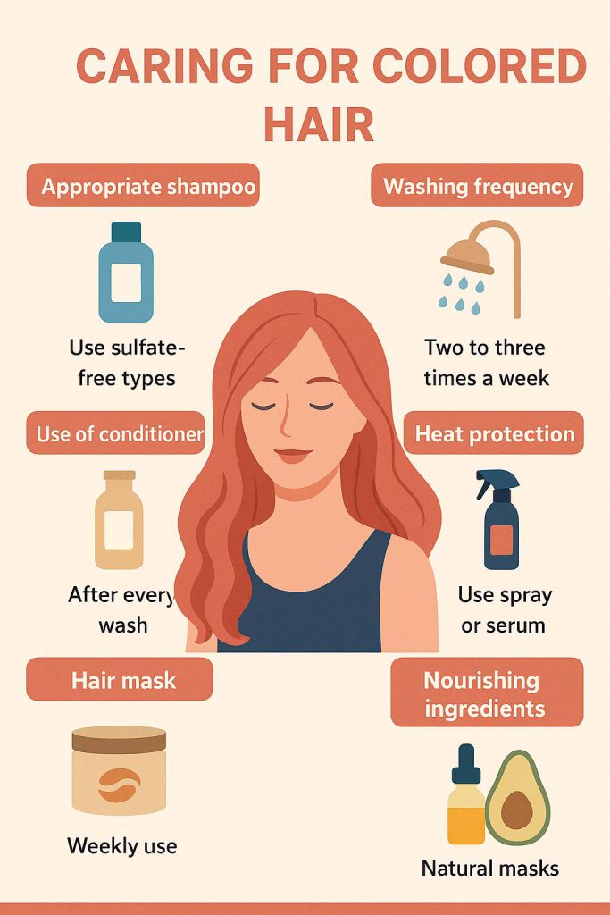 مراقبت از موی رنگ شده