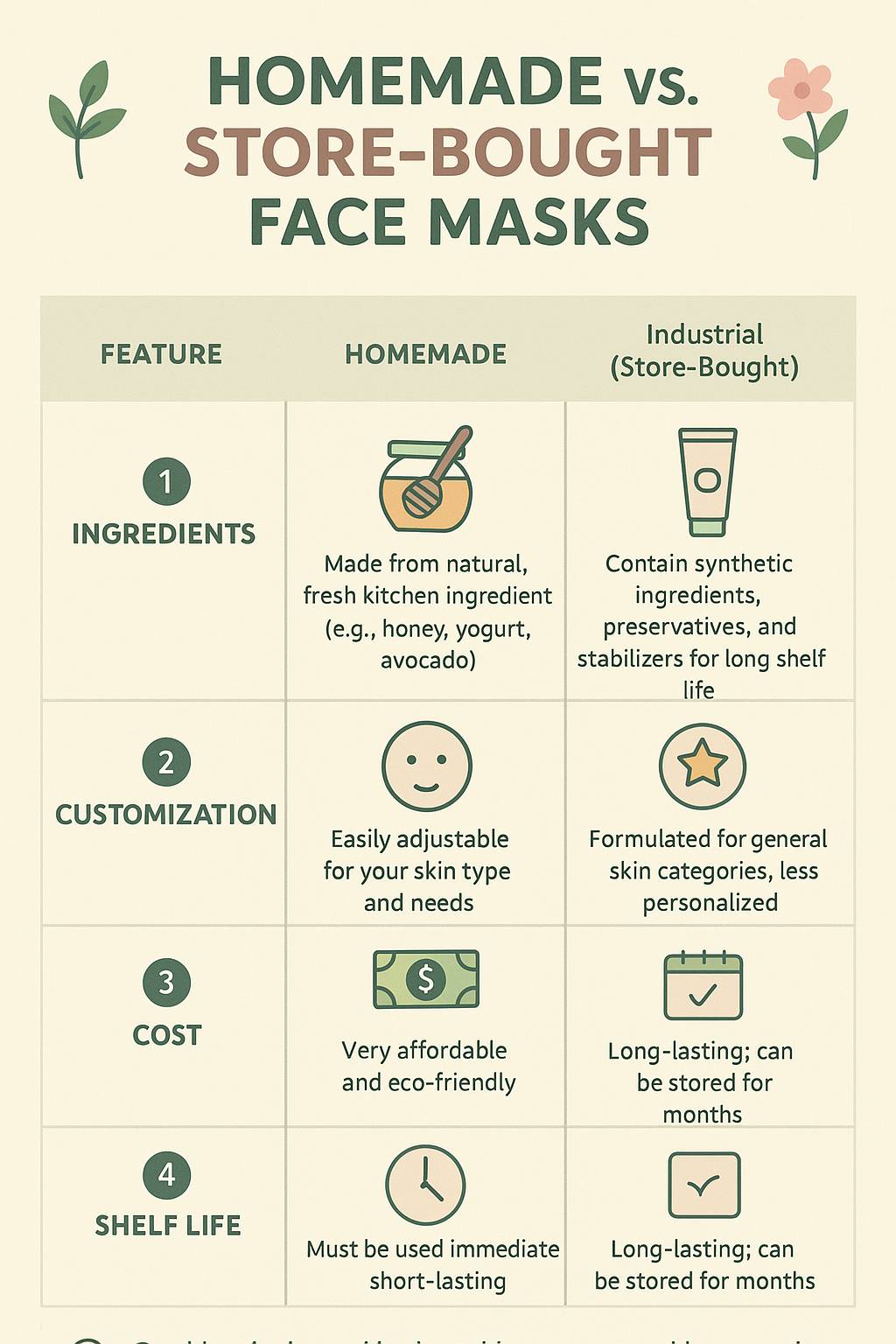 ماسک صورت خانگی